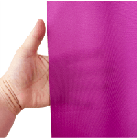 極厚ポリエステル生地の厚さ見本