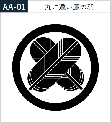 丸に違い鷹の羽