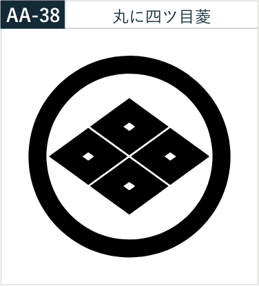 丸に四ツ目菱