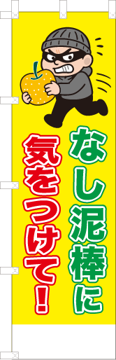 なし泥棒に気をつけて！