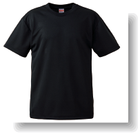 4.1ozドライTシャツ:ブラック