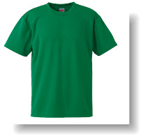4.1ozドライTシャツ:グリーン