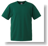 4.1ozドライTシャツ:アイビーグリーン