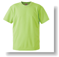 4.1ozドライTシャツ:ライムグリーン