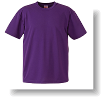 4.1ozドライTシャツ:パープル