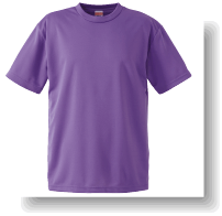 4.1ozドライTシャツ:バイオレットパープル