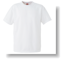 4.1ozドライTシャツ:白色