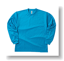 4.4ozドライVネックTシャツ:ターコイズ