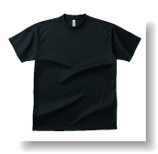 4.4ozドライTシャツ:ブラック