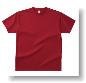 4.4ozドライTシャツ:バーガンディ