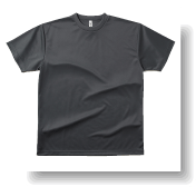 4.4ozドライTシャツ:ダークグレー