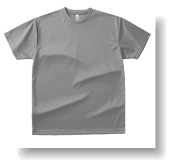 4.4ozドライTシャツ:グレー