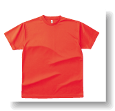 4.4ozドライTシャツ:蛍光オレンジ