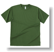 4.4ozドライTシャツ:オリーブ