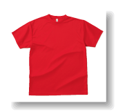 4.4ozドライTシャツ:レッド