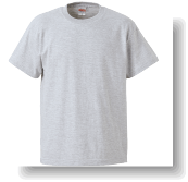 5.6ozドライTシャツ:アッシュ