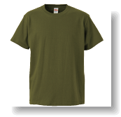 5.6ozドライTシャツ：シティグリーン