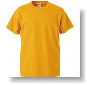 5.6ozドライTシャツ:ゴールド