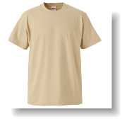 5.6ozドライTシャツ:ライトベージュ