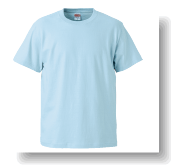 5.6ozドライTシャツ:ライトブルー