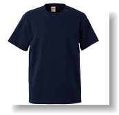 5.6ozドライTシャツ:ネイビー