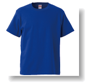 5.6ozドライTシャツ:ロイヤルブルー