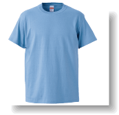 5.6ozドライTシャツ:サックス