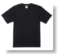6.2ozTシャツ:ブラック