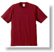 6.2ozTシャツ:バーガンディ