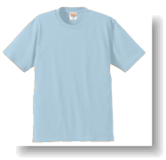 6.2ozTシャツ：ライトブルー