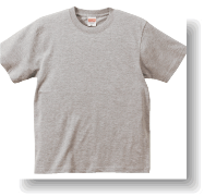 6.2ozTシャツ:ミックスグレー