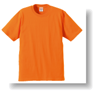 6.2ozTシャツ:オレンジ