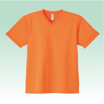 4.4ozドライVネックTシャツ